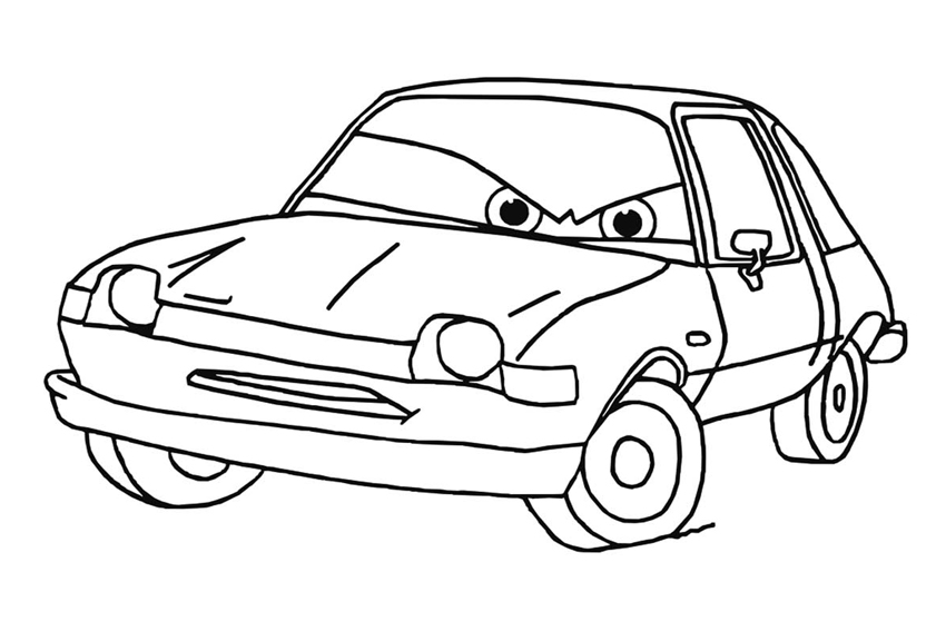 850x567 Coloring In Cars Coloring Pages From The 2 Disney Movies