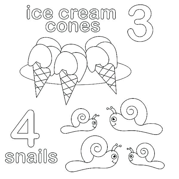 600x600 Number Coloring Pages 1 10