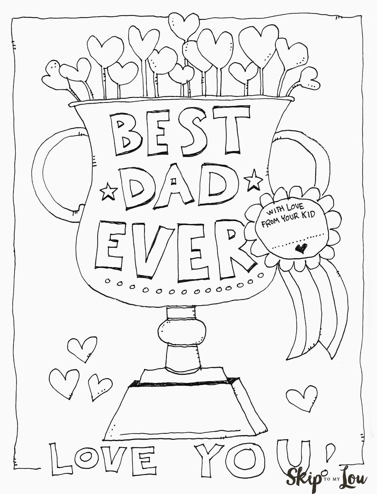 1200x1575 Free Printable Dad Coloring Page For Fathers Day This Cute Pages