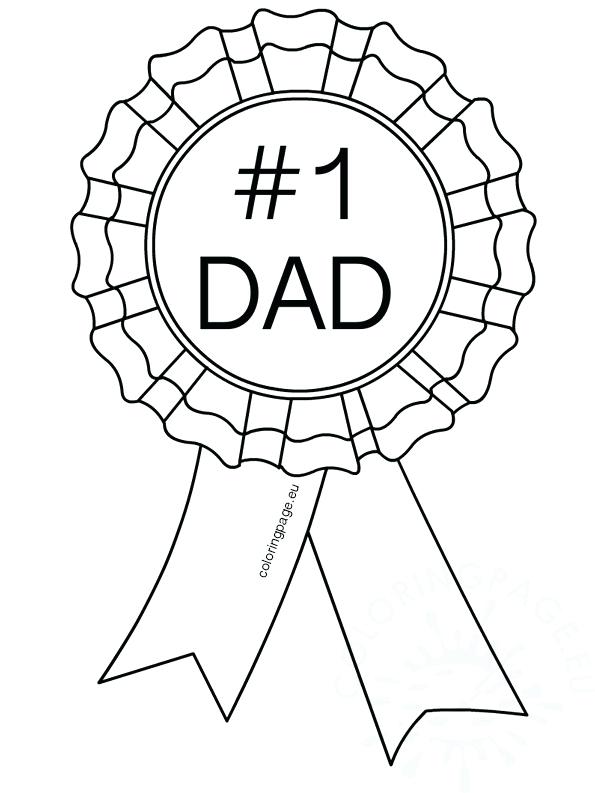 595x793 Number 1 Dad Coloring Pages Fathers Day Coloring Page Greatest Dad