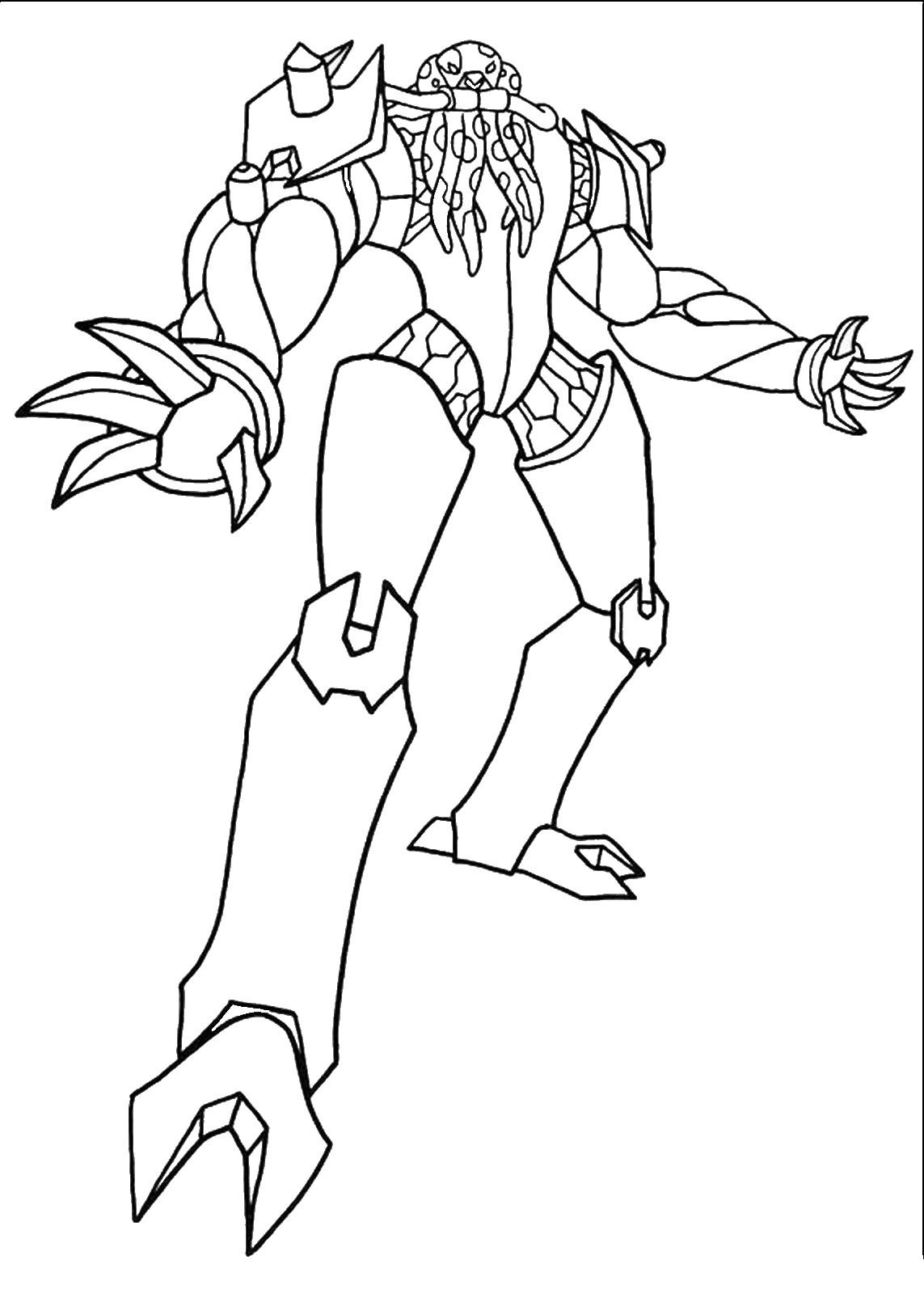 1143x1600 Ben 10 Coloring Pages
