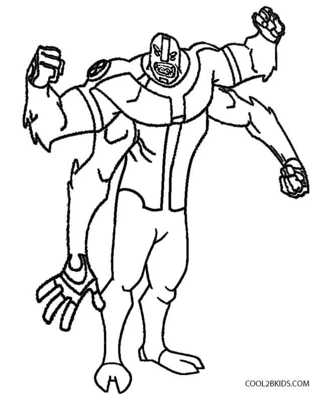 643x800 Printable Ben Ten Coloring Pages For Kids Cool2bkids