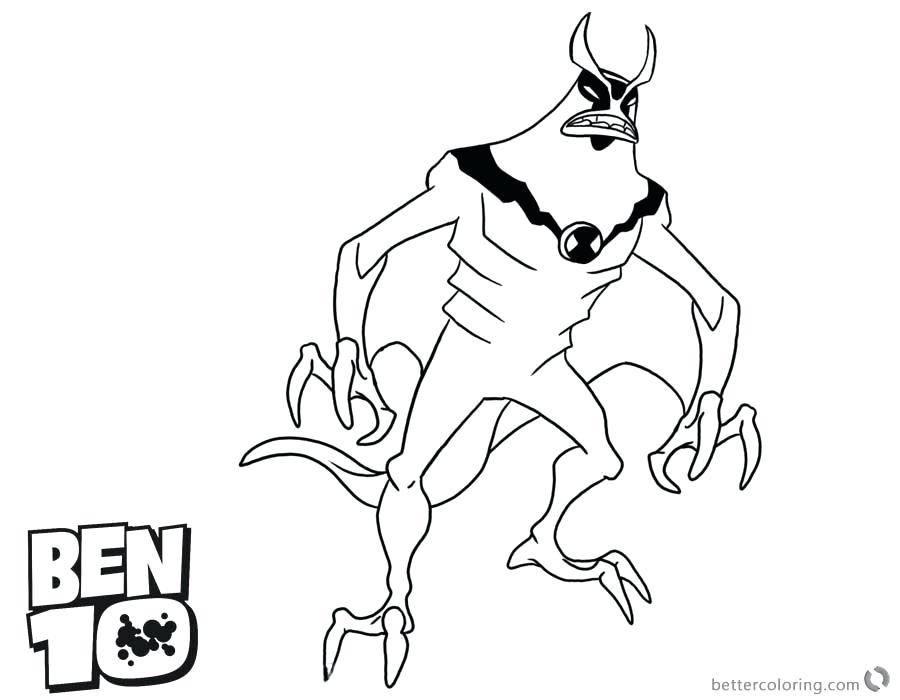 900x700 Ben 10 Coloring Pages