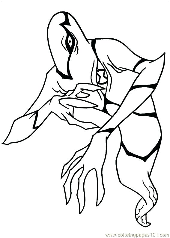 567x794 Ben 10 Coloring Online Coloring Page Ben 10 Alien Force Coloring