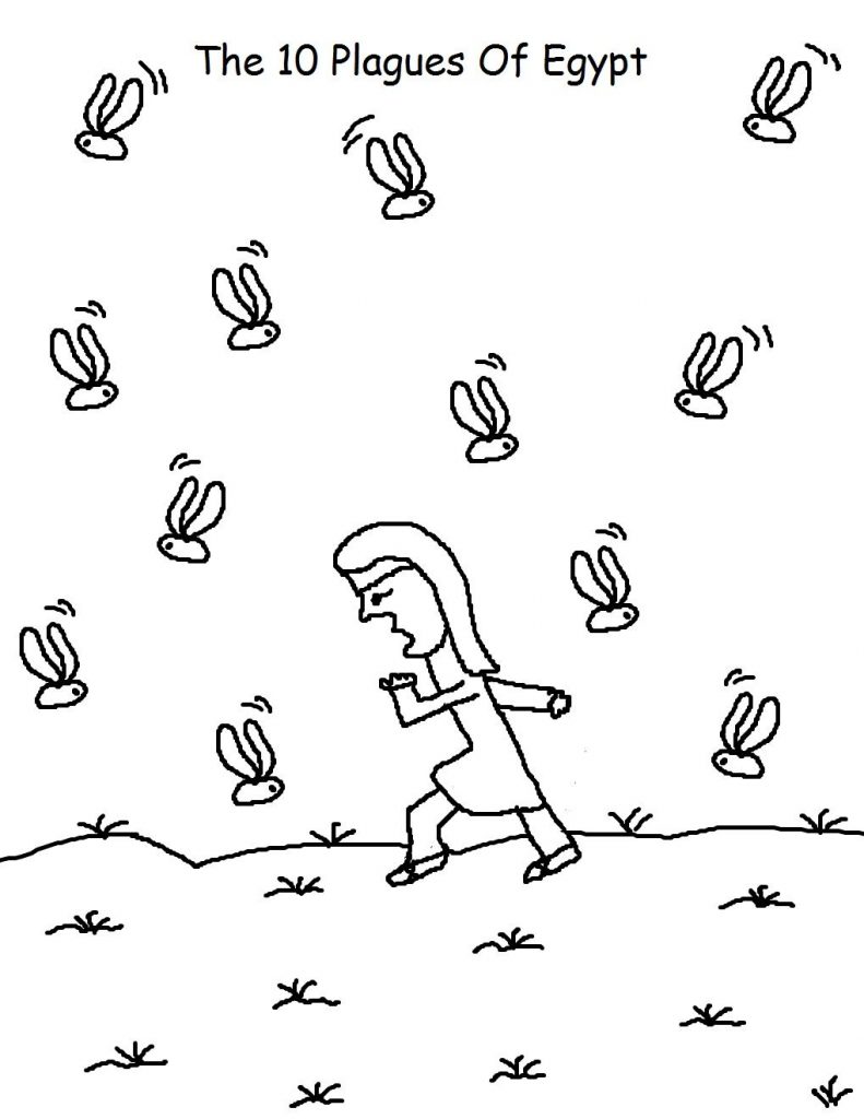 791x1024 10 Plagues Of Egypt Coloring Pages