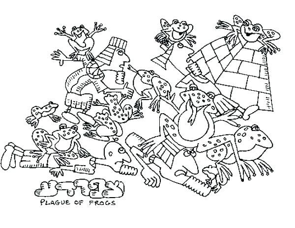 600x465 10 Plagues Coloring Pages Ten Plagues Coloring Pages Bible Based