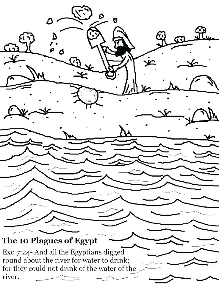 736x952 10 Plagues Coloring Sheet Easy Plagues Coloring Pages Plague