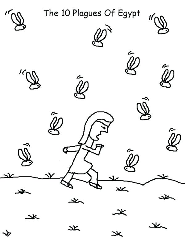 600x777 Coloring 10 Plagues Of Egypt Coloring Pages The Page Colouring