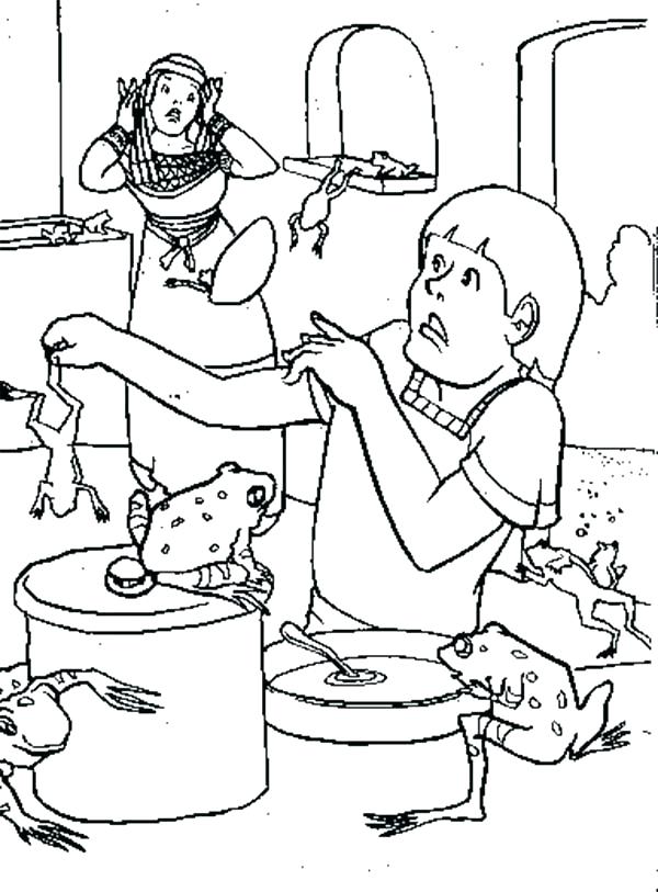 600x813 10 Plagues Of Egypt Coloring Pages Luxury Ten Plagues Of Coloring