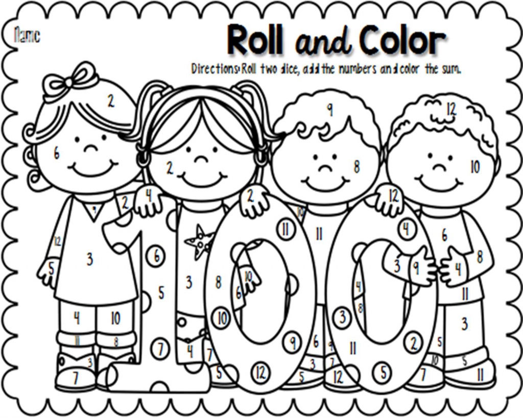 1024x819 I M 100 Days Smarter Coloring Page Pages For 100th Day