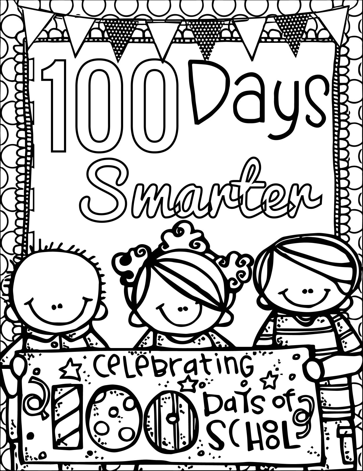 1253x1628 New 100th Day Of School Coloring Pages Free Gallery Printable