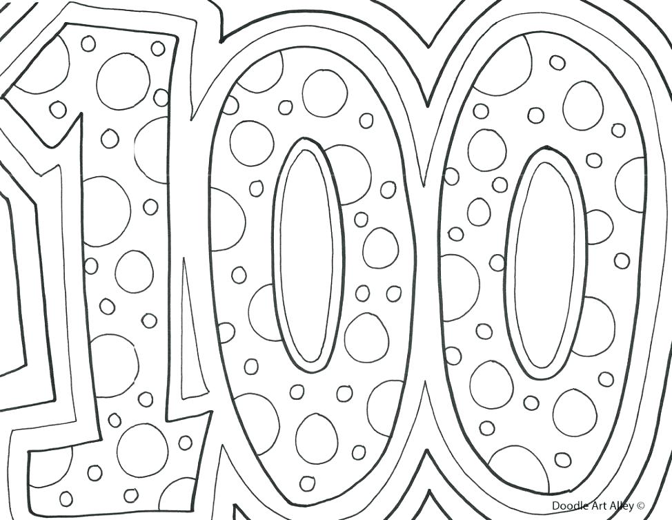 974x753 100 Day Coloring Pages Day Coloring Pages Coloring Day Coloring