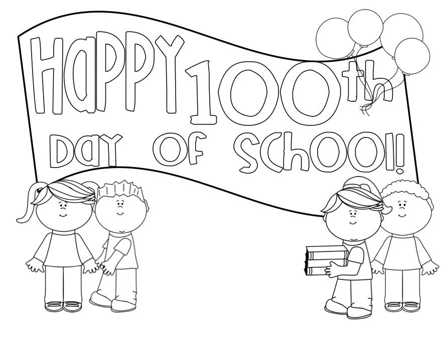 883x676 100 Days Of School Coloring Pages Free Elegant Free Printable 100