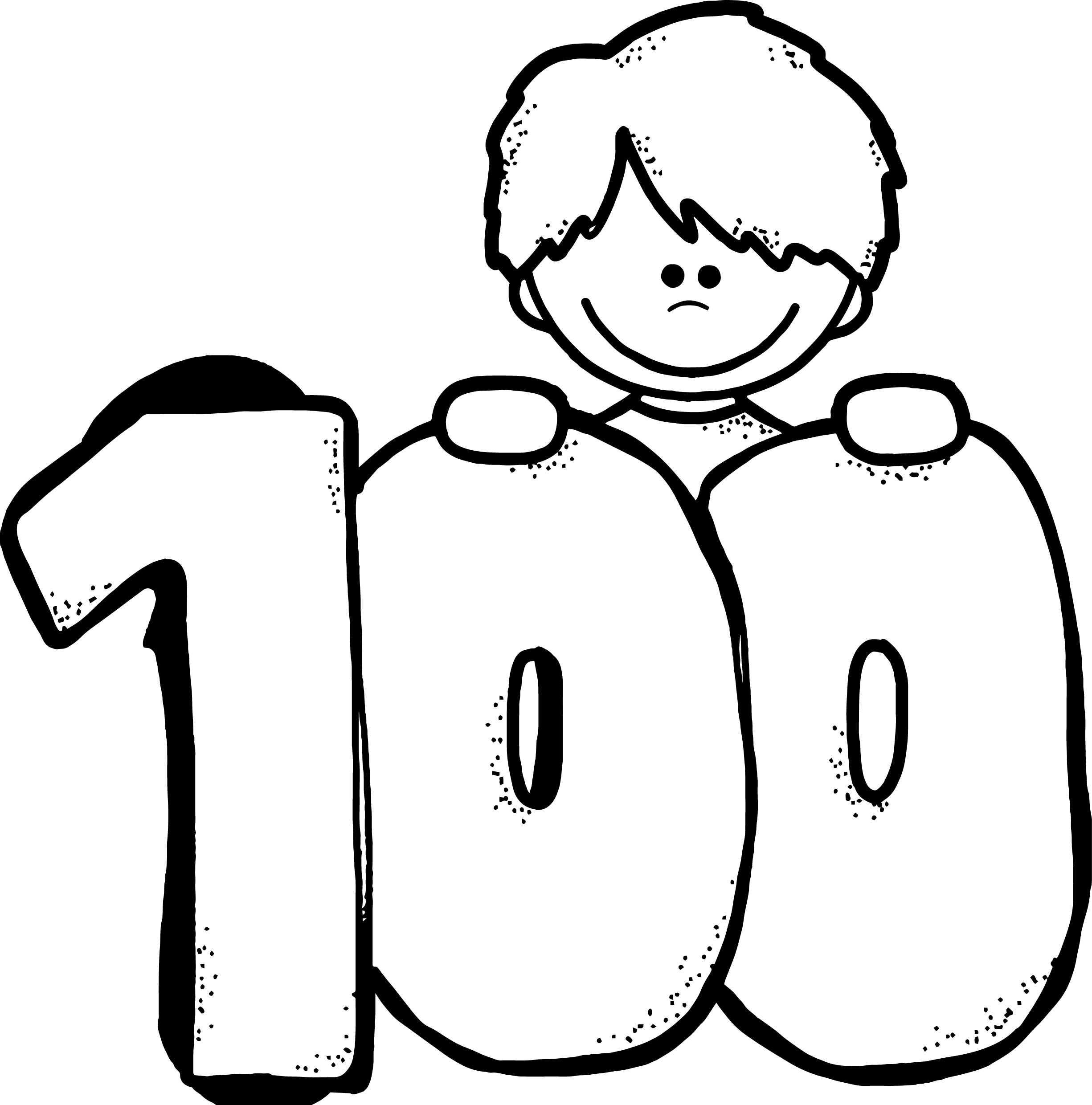 2451x2481 100th Day Of School Coloring Pages Inspirational Page For Kids