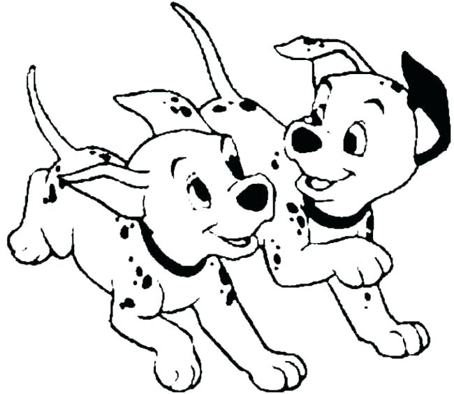 650x564 101 Dalmatians Coloring Pages