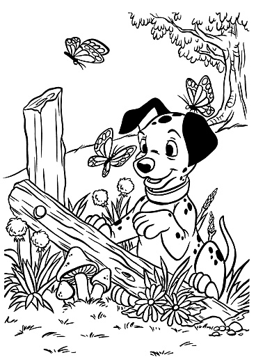 368x520 Disney 101 Dalmatians Coloring Pages Coloring Pages