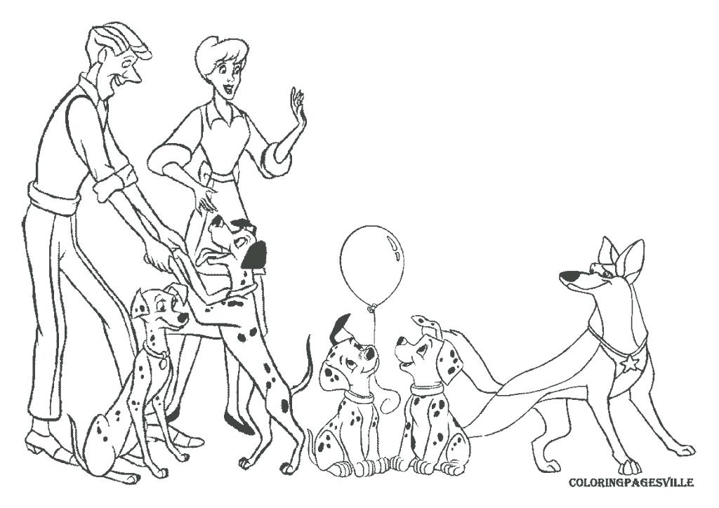 1024x724 101 Dalmatians Coloring Pages Printable Dalmatians Coloring Pages
