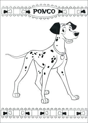 300x420 101 Dalmatians Coloring Pages Printable Dalmatians Coloring Pages