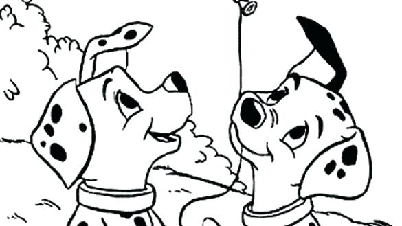 585x329 101 Dalmations Coloring Pages Dalmatians Coloring Pages Pictures