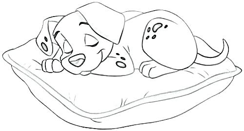 500x269 Dalmatian Coloring Pages Dalmatians Puppies Coloring Pages