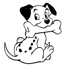 101 Dalmation Coloring Pages