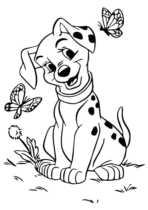595x842 101 Dalmation Coloring Pages The Coloring Sheet Of Dalmatians