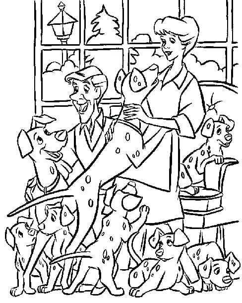 488x610 101 Dalmations Coloring Pages Coloring Page Free Download Coloring
