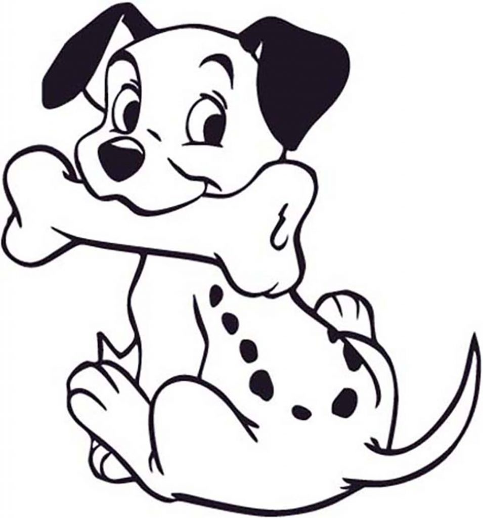 955x1024 Security Dalmation Coloring Page Download Pages A Z At 101
