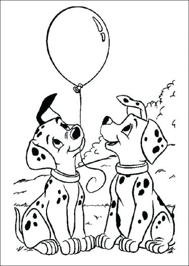 374x525 101 Dalmation Coloring Pages Coloring Pages Printable 101
