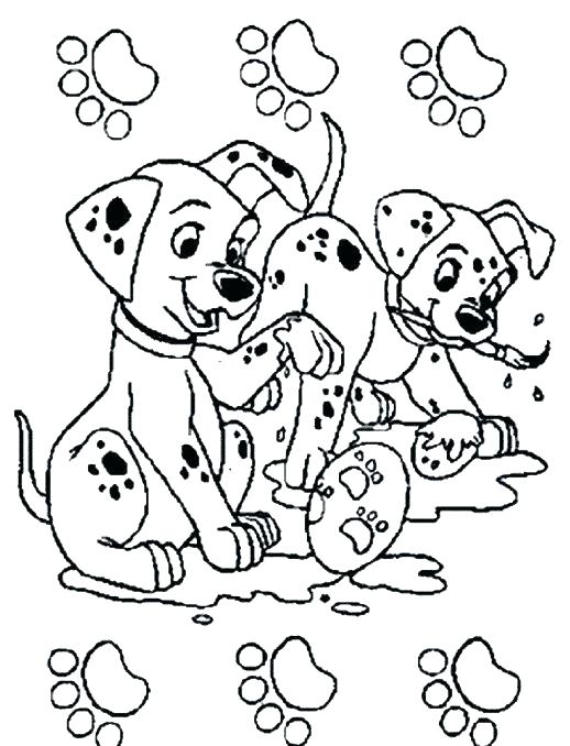 518x678 101 Dalmations Coloring Pages And Dalmatians Puppy Sitting