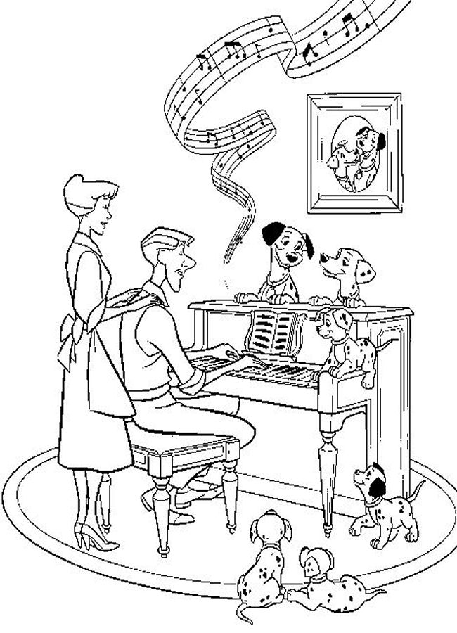 650x900 Colouring Pages 101 Dalmation Coloring Page501180