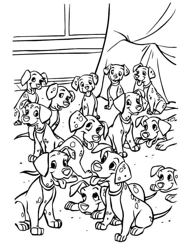 660x847 Coloring Pages 101 101 Dalmatians Coloring Pages Patch Moscowart
