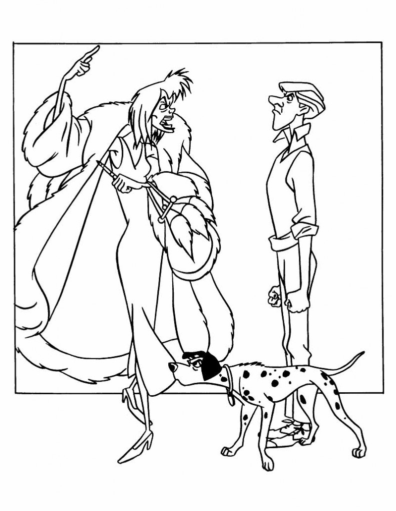 793x1024 Top 81 101 Dalmations Coloring Pages