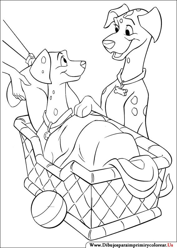 567x794 26 Best 101 Amp 102 Dalmations ~ Disney Coloring Pages Images