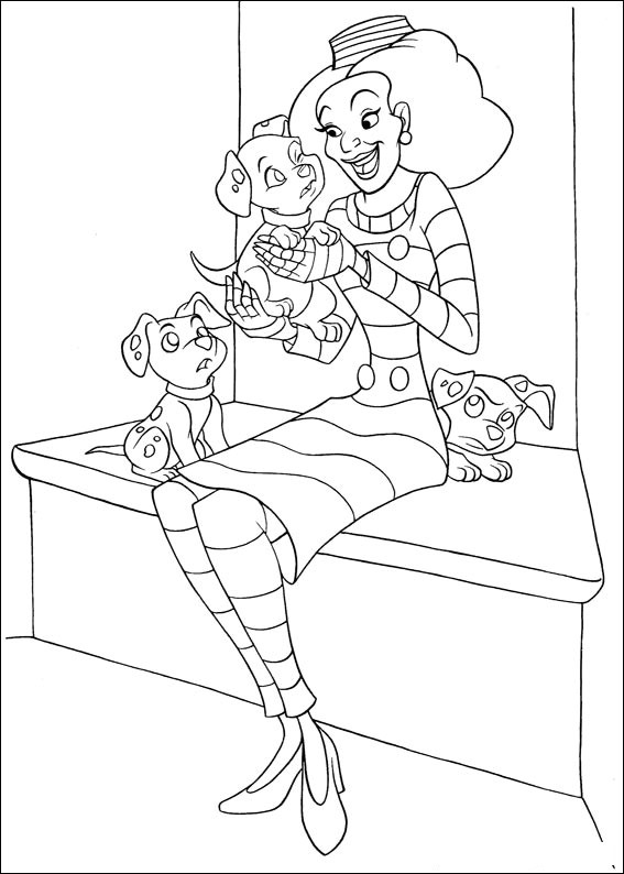 567x794 102 Dalmatians 02 Coloring Page