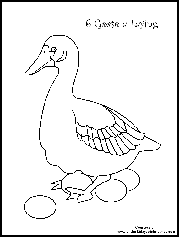 748x989 Twelve Days Christmas Coloring Sheets Free Twelve Days