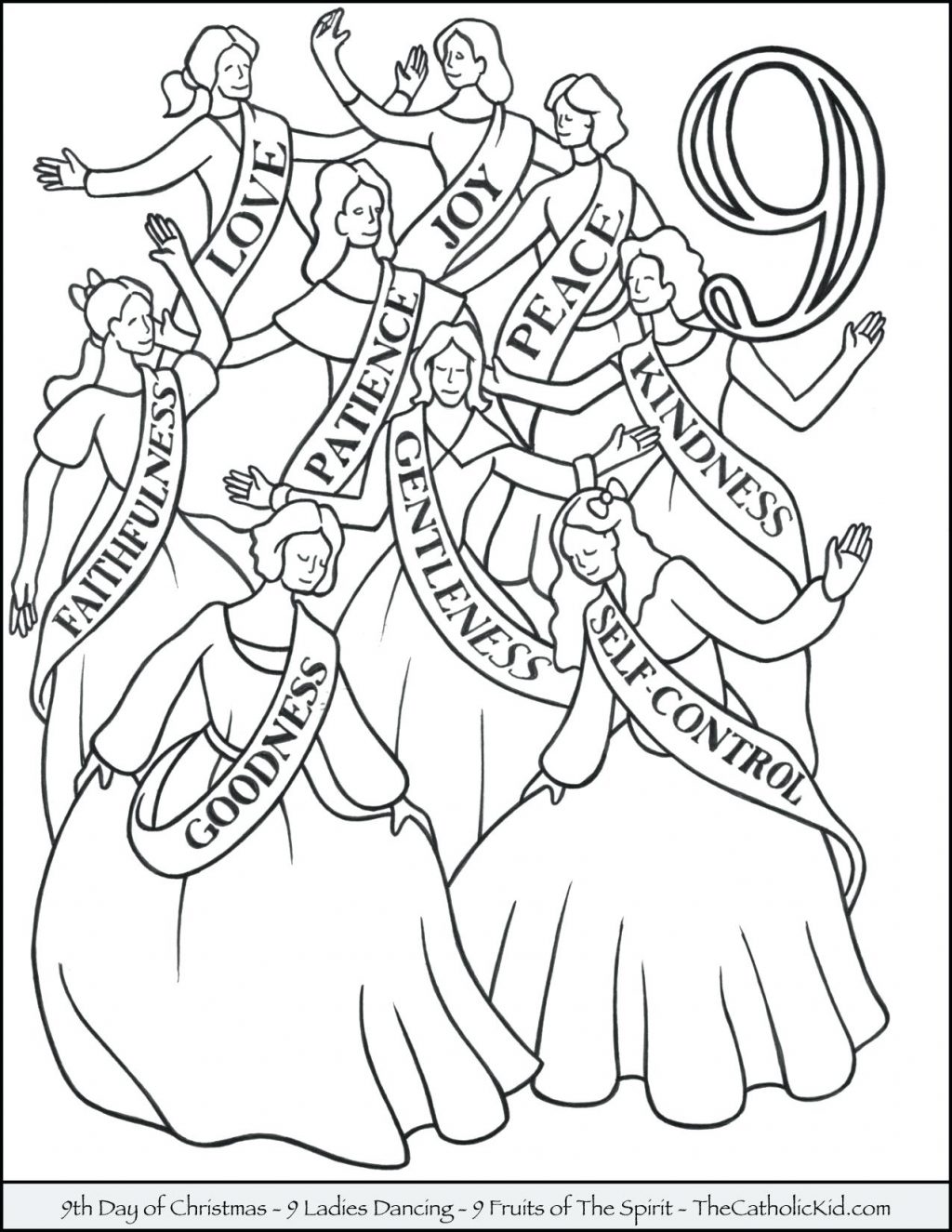 1024x1325 Coloring Page ~ 12 Days Of Christmas Coloring Pages Gift Ideas
