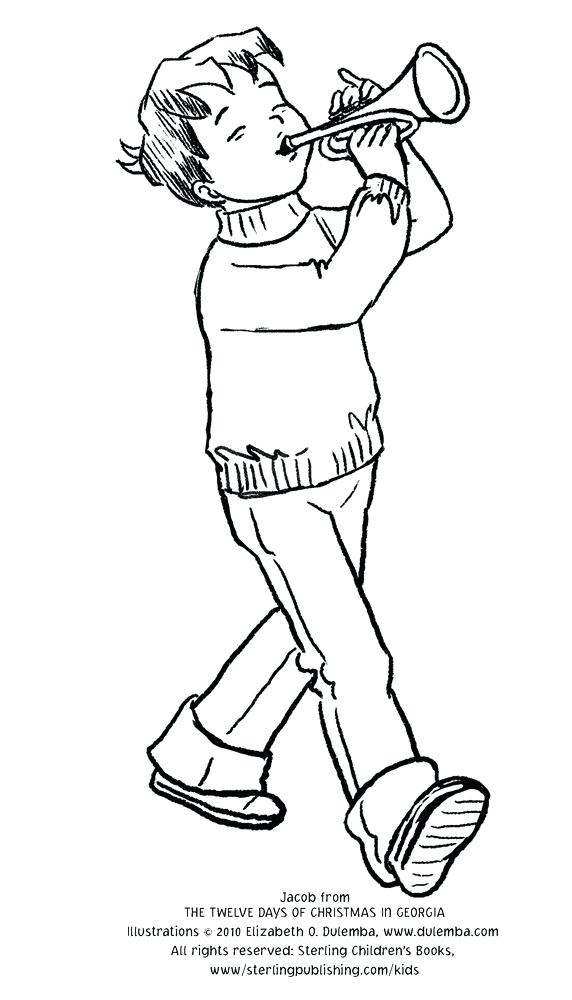 572x1000 Twelve Days Of Christmas Coloring Pages Day Of Free Printable 12