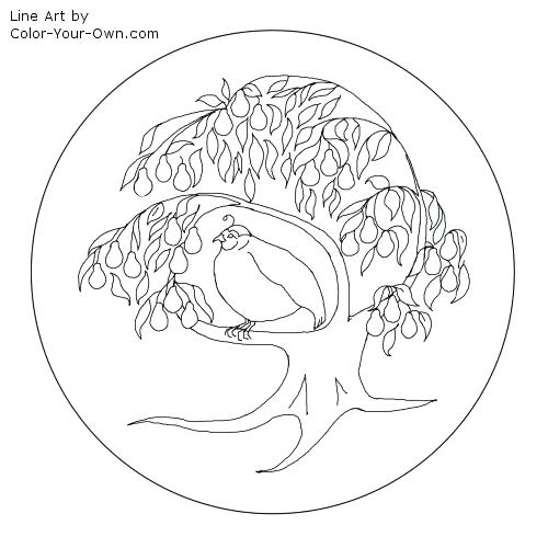 500x500 Twelve Days Christmas Coloring Pages Leping Pge Twelve Days