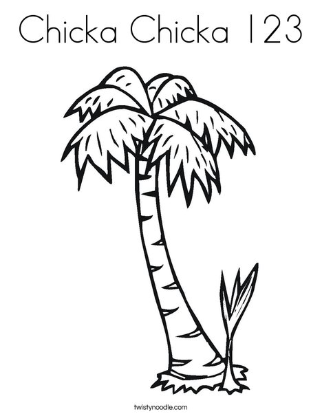 468x605 Chicka Chicka 123 Coloring Page