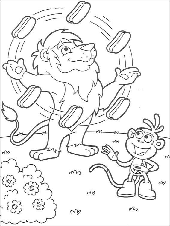 568x758 Dora The Explorer Coloring Pages 123 Colouring Pages