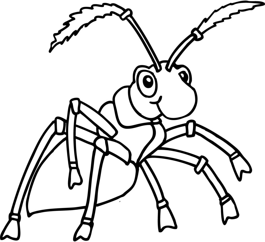 1024x935 Preschool 123 Coloring Pages Ants Printable Letter A Is For Ant