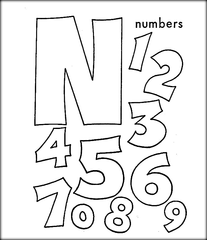 670x776 Printable 123 Coloring Pages For Preschoolers