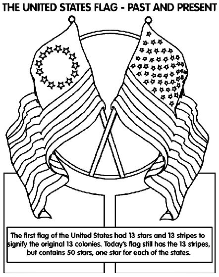 13 Colonies Coloring Page