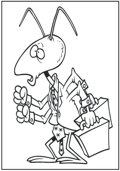 421x596 13 Colonies Coloring Pages Busy Ant Coloring Page Free Printable