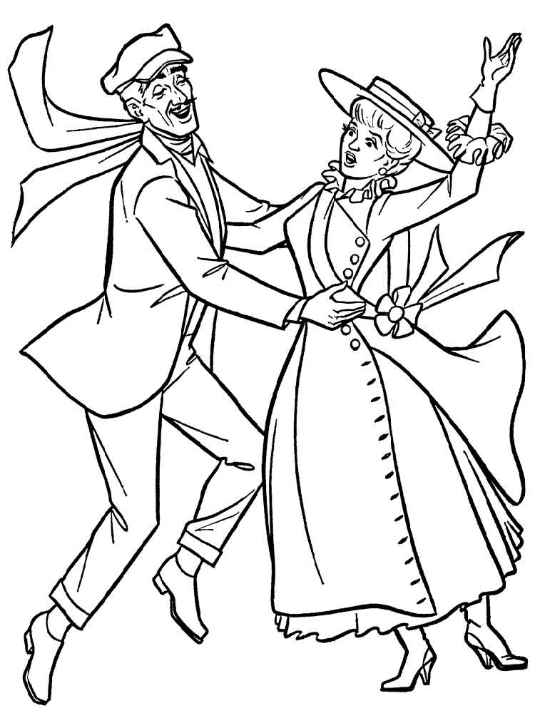 750x1000 Mary Poppins Coloring Pages. Free Printable Mary Poppins Coloring