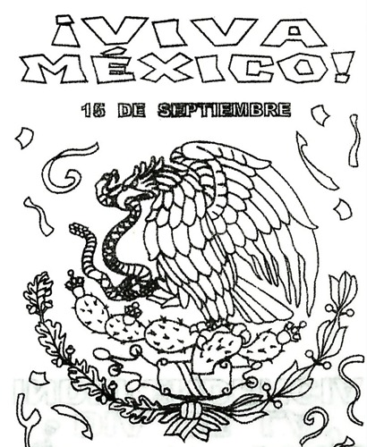 16 De Septiembre Coloring Pages