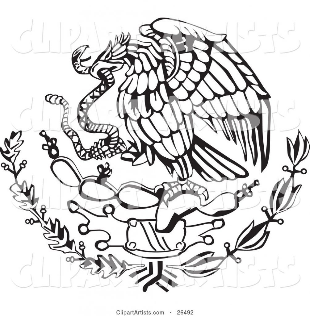 1004x1024 Tested Drawings Of The Mexican Flag Symbol Clipart Best 16 De