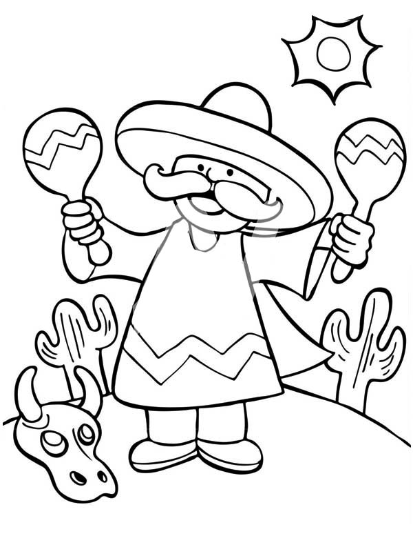 600x777 Unparalleled Mexico Coloring Sheets Pages 7694 Sporturka Mexico