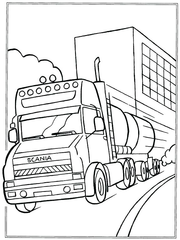 576x768 18 Wheeler Coloring Pages Wheeler Coloring Pages Coloring Pages